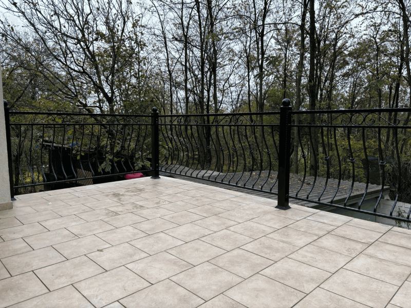 Balustradă din fier forjat pentru terasă